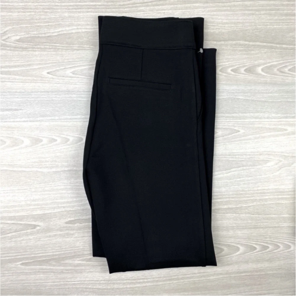 SPANX Super Smooth Perfect Fit Ponte Kick Flare Black trouser pant - Picture 8 of 12